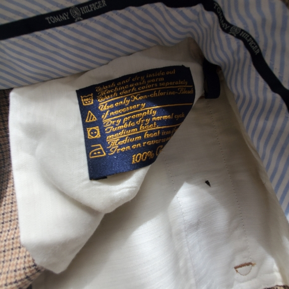 Men's plaid Tommy Hilfiger trousers - Picture 3 of 4